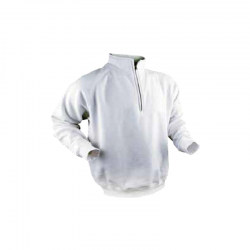 Sweat shirt zippe blanc...