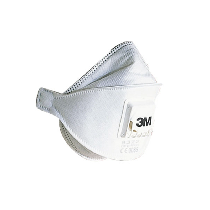 Masque 3m anti-poussières pliable FFP2 9322 (boites de 5) - Séguret  Décoration