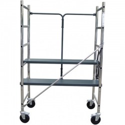 L'échafaudage pliant...