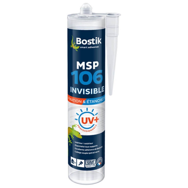 Mastic colle & joint transparent intérieur et extérieur Bostik msp106 -  Séguret Décoration