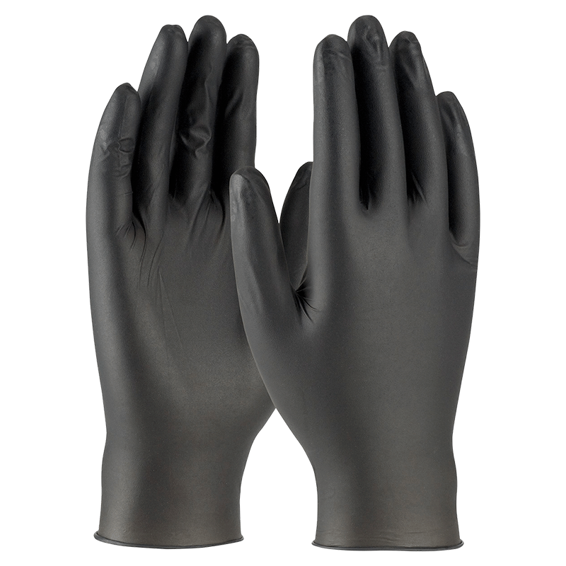 Gant nitrile noir non poudre bte x100 taille XL - Séguret Décoration