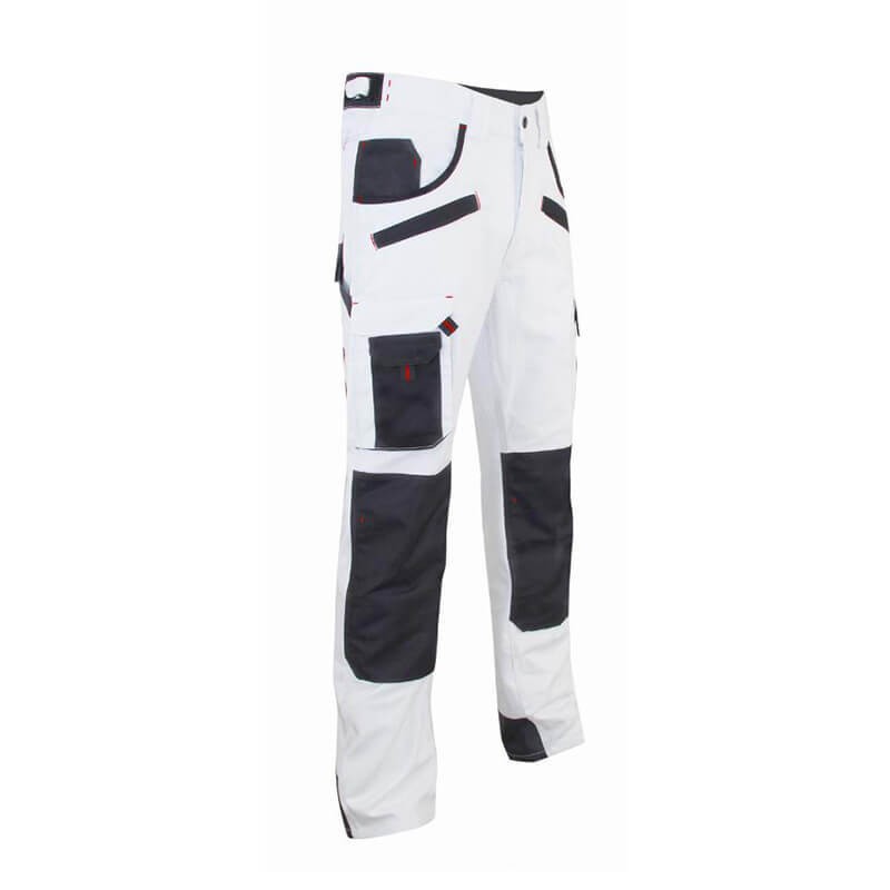 Pantalon aérosol LMA blanc/gris nuit taille 44 - 1443 - Séguret Décoration