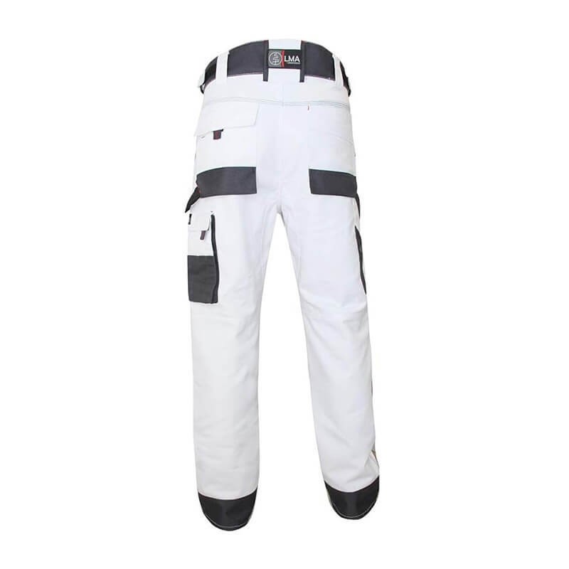 Pantalon aérosol LMA blanc/gris nuit taille 44 - 1443 - Séguret Décoration