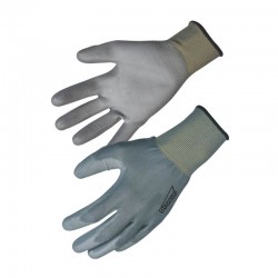 Gant polyester gris enduit...