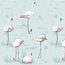 Papier peint Flamingos...