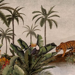Panoramique Tiger Jungle...