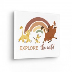 Toile imprimée Disney Le...