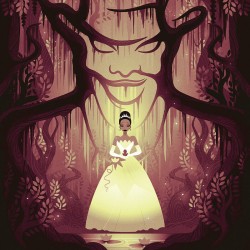 Affiche Disney Tiana face...