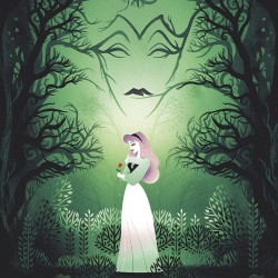 Affiche Disney La Belle au...