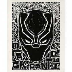 Affiche Marvel Black...