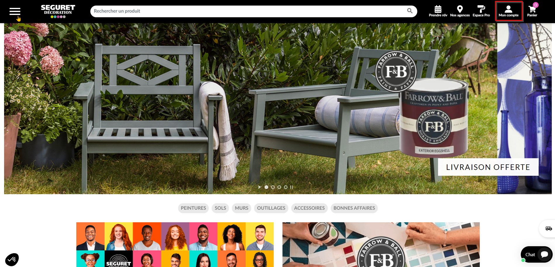 Page d'accueil Seguret Décoration