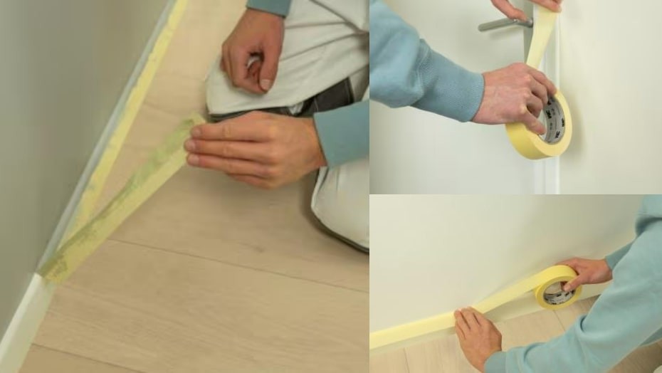 Comment et pourquoi appliquer du scotch de masquage avant la mise en peinture ? - Questions fréquentes Séguret Décoration